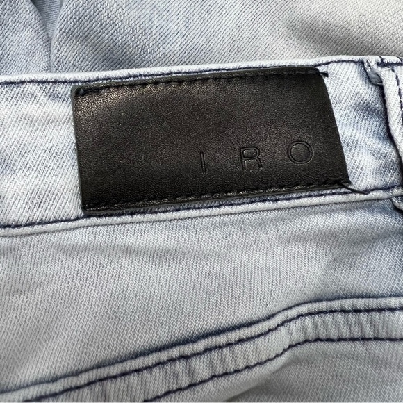 IRO Bleached Mid-Rise Skinny Jeans 30 - Picture 11 of 12
